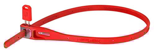 Hiplok Z-Lok Stahlkern Kabelbinder-Schloss 2er pack, rot, Einheitsgröße, ZLK2RD
