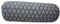 Tvamm Lifestyle Yoga Bolster 65 x 23 cm mit Buchweizenschalen gefült (Vidya Grau)