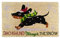 DII Christmas Coir Door Mat Outdoor Cat & Dog Themed Doormat for Animal Lovers, 17x29, Dachshund Through The Snow