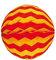 PARTY DISCOUNT Wabenball Spanien rot-gelb, ø 20 cm
