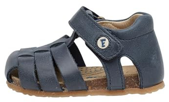 Falcotto ALBY-Sandales semi-fermée en cuir Marine 25