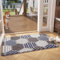 Color G Dirt Trapper Door Mat Indoor, Front Door Mat Inside Machine Washable, Super Absorbent, Non-slip Floor Mat for Entrance, Shoes and Muddy Paws- 50 x 80 cm, Blue
