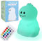 BONNYCO Night Light Kids with Remote & Touch Control 16 Colours Dinosaur Baby Night Light with Timer | Kids Lamp Silicone 100% BPA Free | Cute Lamp Nightlights for Bedroom | Gifts for Boys & Girls