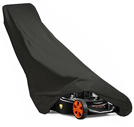 G2CAMP 45,7 cm 53,3 cm selbstfahrende Rasenmäher-Abdeckung, passend für EGO 53,3 cm L x 55,9 cm B x 112,9 cm H, mit wasserdichtem 420D-Oxford-Gewebe, schwarz