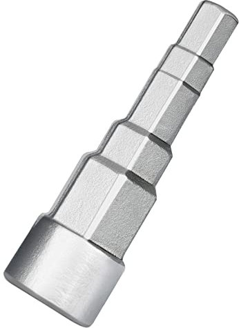 oumuik Llave universal para boquillas de válvula, llave de paso con llave,Herramientas fontanería para fontanería y calefacción, entrada 1/2 ,5 escalones(3/8, 1/2, 3/4, 1-1/4 pulgadas)