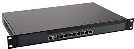 Firewall, VPN, 19 Inch 1U Rackmount, Mikrotik, Pfsense, OPNsense, Network Appliance, Router PC, Intel Core I5 3320M, RS14, AES-NI/8 Intel LAN/2USB/COM/VGA/Fan, (4G RAM/64G SSD)