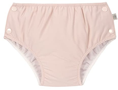 LÄSSIG Baby Kinder Schwimmwindel mit Druckknöpfen Windelbadehose/Snap Swim Diaper powder pink, 12 Monate, Größe: 74/80