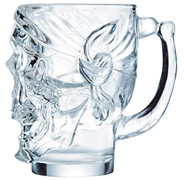 Arcoroc ARC Bierkrug, Skull, Einheitsgröße, 90 cl