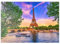 MyPuzzle Eiffelturm und Seine bei Sonnenuntergang in Paris, Frankreich - Premium 500 Teile Puzzle - MyPuzzle Sonderkollektion von Puzzle Galaxy