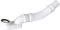 Kit de vidange flexible autoportant – Siphon plat à profil bas pour tuyau de vidange de baignoire et douche – 3,8 cm de diamètre