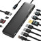 WAVLINK Docking station USB C, supporta 3-Monitor, con DisplayPort, 2 HDMI, Gigabit Ethernet, 100W PD, USB 3.0, SD/TF, Audio/Mic, per Windows 7/8/10/11, Mac OS X e superiore.