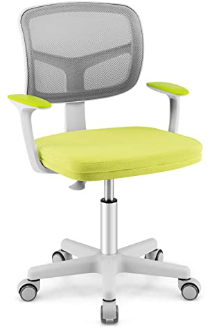 LIFEZEAL Silla de Escritorio Infantil Ergonómica (Verde)