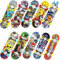 WeddHuis 10 Piezas Mini Skateboard de Dedos Tech Deck, Fingerboard Profesional Mini Skate para Dedos Juguete para Gadget Cumpleaños Niños Regalo Fin Fiesta Cumpleaños