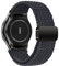 MroTech Compatible avec Samsung Gear S3 Frontier/Galaxy Watch 3 45mm/ Watch 46mm (2019) Bracelet Homme Femme,22mm Nylon Bracelet Magnétique Compatible avec Huawei GT/2e/GT2/GT3/GT4/Pro 46mm,Gris Noir