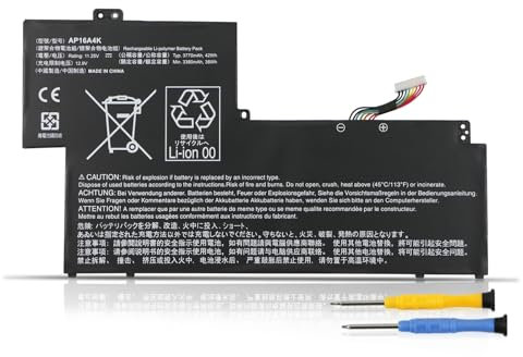 AP16A4K Batteria per Acer Swift 1 SF113-31 Aspire One Cloudbook 11 AO1-132 AO1-132-C5MV AO1-132-C3T3 AO1-132-C0QL SF113-31-P5CK SF113-31-P14U SF113-31-P13P SF113-31-P1CP SF113-31-P2CP SF113-31-P2XA