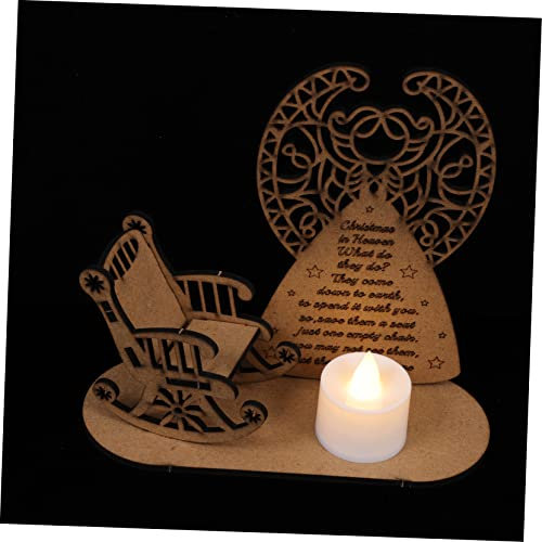 OSALADI Holz Weihnachtsdeko Diy Kreativ Weihnachten Dekor Aus Holz Für Feste Schmuck Ornament Schlicht Und Langlebig