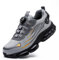 GemChve Zapatos de Seguridad para Hombre Mujer Puntera de Acero Zapatillas Transpirable Ligero Comodo Trabajo Liberación Rápida Calzado de Segurida Grey 42 EU