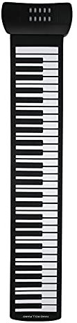 Elektronisches Rollpiano, Elektronisches Klavier, Aufnahmefunktion, Faltbares Elektronisches Klavier, Faltbar, 61 Tasten, Klassenzimmer, Schulfest