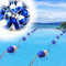 Poolspur-Trennwände – Outdoor-Sicherheit, Anti-UV-Seil, Schwimmer, Cordon-Linie, lange Pool-Rennbahnlinien mit Boje/Haken für Pool-Sicherheit