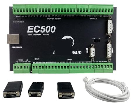 HUAYONGSS Controlador de Movimiento CNC Ethernet EC500 460 kHz Tarjeta de Control de Movimiento de 3/4/5/6 Ejes for fresadora(4Axis)
