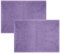 Moonlight Bedding Lilac Bath Mat Non Slip Anti Mould – 2 Pack Chenille Bathroom Mat 40x60cm Machine Washable Shower Mat