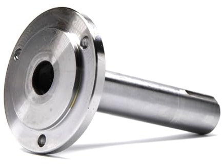 Ersatzteile für Drehmaschinen, Spindelstock, Spindelwelle, Außendurchmesser 25 mm, Länge 112 mm, Flansch, hintere Grundplatte, Adapter, passend für K11-80, K12-80, K11-100, K12-100, 80 mm, 100 mm Sp
