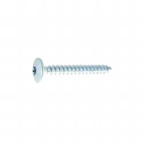 200 Vis Penture Torx acier zingués blanc 7.0 X 30