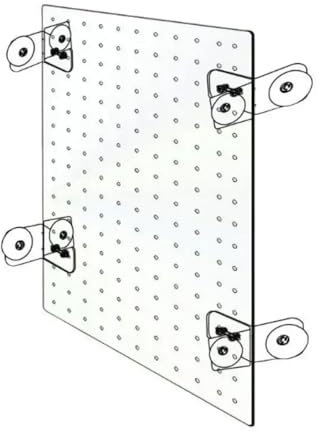 XUCZHAI Aquarium-Isolationsplatte, biegsam, schneidbar, Trennwand for Fischzuchtbehälter(40x40cm)