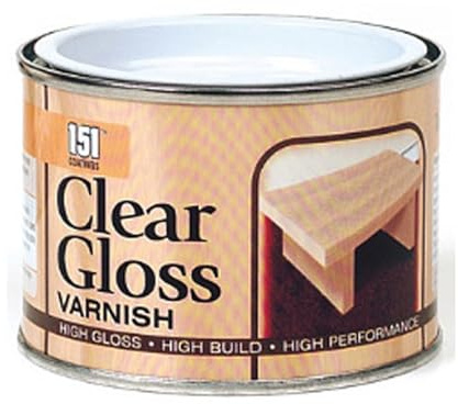 151 Clear Gloss Varnish, Resistance Against Scratches, Moisture, Daily Wear, DIY Enthusiasts, Perfect for Furniture, Doors, Tables, Cabinets, Indoor and Outdoor, UV Rays, Long-Lasting Shine, 180ml