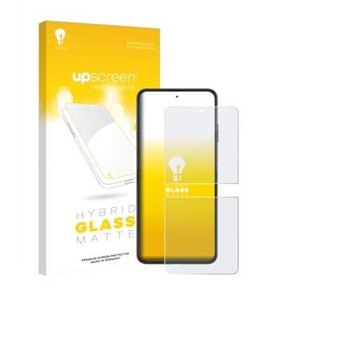 upscreen Schutzglas für Nubia Flip 2 | Entspiegelnder Displayschutz Made in Germany Matte 9H Schutzfolie Panzer Folie Glas Anti-Reflex Montage-Set Anti-Fingerprint