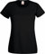 Basic T-Shirt Valueweight - für Damen Farbe schwarz Größe L