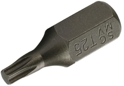 SW-Stahl 05331L Schraubendreher-Bit T25-3/8 Zoll T-Profil Einsatz | Kurzer Torx T25 Bit aus Chrom-Vanadium-Stahl, 30mm Länge, ideal für KFZ-Industrie und präzise Drehmomente