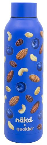 QUOKKA BOTELLA TERMO ACERO INOXIDABLE SOLID 630 ML BLUEBERRY NAKD
