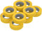10 rotoli VDE Nastro Isolante Elettrico PVC Nastro Adesivo 15mm x 10m DIN EN 60454-3-1 colore: giallo