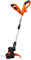 WORX WG118E Rasentrimmer 550W/ 2-in-1 Gerät: Auch als Rasen Schneider verwendbar – Inkl. Zusatzhandgriff, Schutzbügel, Rad & Sicherheitsschutz