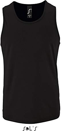 Mens Sports Tank Top Sporty - Farbe: Black - Größe: L