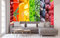Oedim Fotomural Vinilo para Pared Arcoíris Fruta | Vinilo Económico | Fotomural Vinilo Decorativo | 100 x 70 cm | Decoración comedores, Salones, Habitaciones
