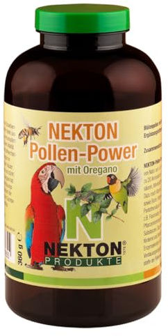 NEKTON-Pollen-Power mit Oregano für Vögel | Gemahlene Blütenpollen (360g)