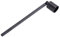 19,1 x 2,3 cm Mode Acier Inoxydable Droit Forme Tube Bougeoir Bougeoir Couvercle Mèche Coupe-mèche Coupe-mèche Outil à Main (Noir)