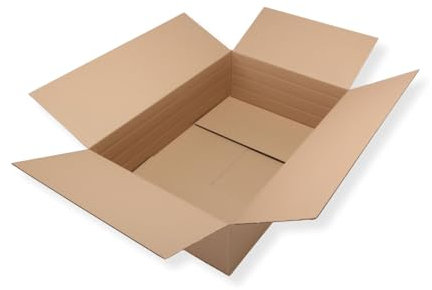 10 St. Versandkartons 900 x 600 x 250 mit 3 Zusatzrillern Versandverpackung 90 x 60 x 25 Faltschachtel, Box