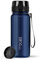 720°DGREE Botella Agua 650ml “uberBottle“ - Tamiz-Fruta, crystalClear - Sin BPA, Prueba de Fugas, Reutilizable - Cantimplora, Water Bottle ideal para Deporte, Fitness, Gimnasio, Senderismo, Colegio