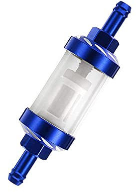 Schneespitze Universal Gas Kraftstofffilter,Benzinfilter,Benzinfilter Kraftstofffilter 8mm Für Autos, Motorräder, Geländefahrzeuge, Offroad-Motorräder