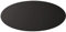 Plaque de protection de sol Ronde Ø 89 cm Acier Noir Vernis pour poêles Épaisseur 2 mm 10.5 kg