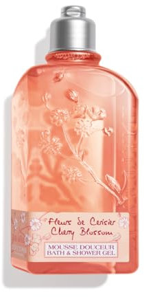 L'OCCITANE – Kirschblüte Duschgel – Duftendes Duschgel für den Körper - 2in1-Schaumbad – 250 Ml