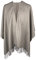Toutacoo, Großer Poncho mit Fransen - Damen - (08-Maulwurf)