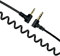 LiKuCo Coild 2.5mm to 3.5mm Audio Cable, 2.5mm Male to 3.5mm 1/8inch Male 90 Degree Double Angled TRS Stereo Audio Headphone Aux Coiled Cord Cable (1Pack)