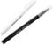 Luxshiny Lebensmittelfarbstift Essbare Marker Lebensmittelqualität Dekorationsstift Fondant Dessert Kuchen Farbstift Schreiber 2 Stück Schwarz Weiß