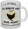 Ich arbeite hart für das Luxusleben meiner Hühner Haustier Glas Tasse als originelle Geschenkidee für Hautierbesitzer und Kollegen die ihr Tier vergöttern und über alles lieben