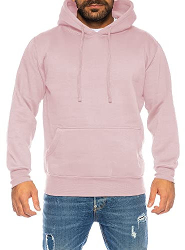 Raff & Taff - Sweat à capuche - Pull à capuche - S à 8XL - Sport quotidien et loisirs - Intérieur en polaire de coton de qualité supérieure, Rose, XL