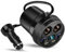 Auto Zigarettenanzünder 2 Buchse Zigarettenanzünder Power Adapter Cup Car Charger mit Dual USB Auto Ladegerät und LED Batterie Spannung Anzeige Becherhalter (1)